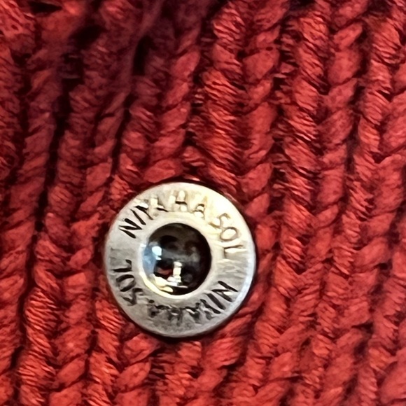 Niyama Sol Red Knit Beanie - Picture 3 of 3